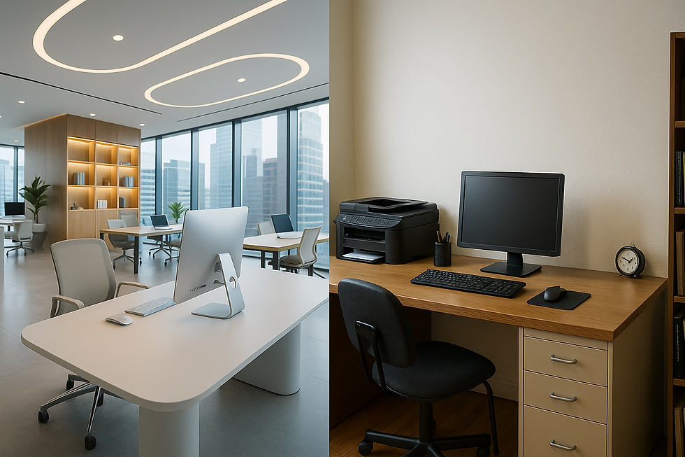 Either office will get the job done, one is easier on the budget